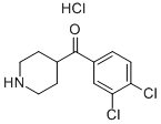 (3,4-Dichloro-phenyl)-piperidin-4-yl-methanone hydrochloride Structure,64638-17-1Structure