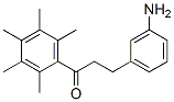 3-(3-Aminophenyl)-1-(2,3,4,5,6-pentamethylphenyl)propan-1-one Structure,646506-64-1Structure