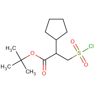 Tert-butyl 3-chlorosulphonyl-2-cyclopentylpropionate Structure,647014-61-7Structure