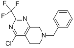 7-Benzyl-4-chloro-2-(trifluoromethyl)-5,6,7,8-tetrahydropyrido[3,4-d]pyrimidine Structure,647863-01-2Structure