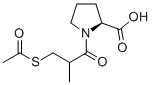 1-(3-(Acetylthio)-2-methylpropionyl)-l-proline Structure,64805-62-5Structure