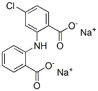 Benzoic acid, 2-[(2-carboxyphenyl)amino]-4-chloro-, disodium salt Structure,64808-48-6Structure