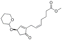 5-Heptenoic acid, 7-[5-oxo-3-[(tetrahydro-2h-pyran-2-yl)oxy]-1-cyclopenten-1-yl]-, methyl ester, [3r-(z)]- Structure,64812-88-0Structure