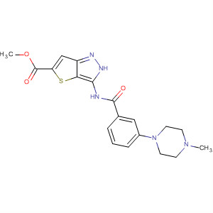 Methyl 3-(3-(4-methylpiperazin-1-yl)benzamido)-1h-thieno[3,2-c]pyrazole-5-carboxylate Structure,648411-46-5Structure