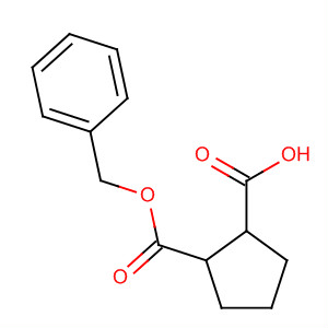 (1S,2S)-2-(芐氧基羰基)環(huán)戊烷羧酸結(jié)構(gòu)式_648433-16-3結(jié)構(gòu)式