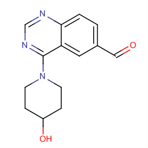 4-(4-Hydroxypiperidin-1-yl)quinazoline-6-carbaldehyde Structure,648449-21-2Structure