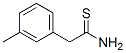 2-(3-Methylphenyl)ethanethioamide Structure,6487-91-8Structure