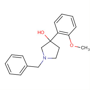 1-Benzyl-3-(2-methoxyphenyl)pyrrolidin-3-ol Structure,648901-34-2Structure