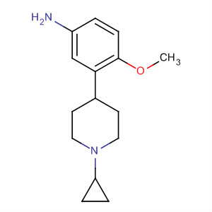 3-(1-Cyclopropyl-4-piperidinyl)-4-methoxybenzenamine Structure,648901-45-5Structure