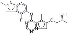 (S)-((r)-1-(4-(4-氟-2-甲基-1H-吲哚-5-基氧基)-5-甲基吡咯并[1,2-f][1,2,4]噻嗪-6-基氧基)丙烷-2-基) 2-氨基丙酸酯結(jié)構(gòu)式_649735-63-7結(jié)構(gòu)式