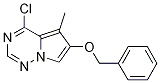 6-(Benzyloxy)-4-chloro-5-methylpyrrolo[2,1-f][1,2,4]triazine Structure,649736-27-6Structure