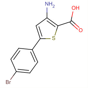 3-Amino-5-(4-bromophenyl)thiophene-2-carboxylic acid Structure,649757-51-7Structure