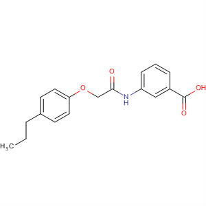 3-(2-(4-Propylphenoxy)acetamido)benzoic acid Structure,649773-67-1Structure