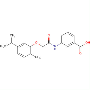 3-(2-(5-Isopropyl-2-methylphenoxy)acetamido)benzoic acid Structure,649773-93-3Structure