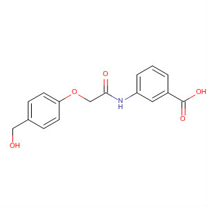 3-(2-(4-(Hydroxymethyl)phenoxy)acetamido)benzoic acid Structure,649774-00-5Structure