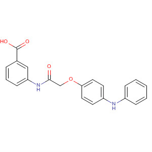 3-(2-(4-(Phenylamino)phenoxy)acetamido)benzoic acid Structure,649774-10-7Structure