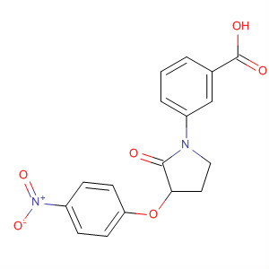 3-(3-(4-Nitrophenoxy)-2-oxopyrrolidin-1-yl)benzoic acid Structure,649774-24-3Structure