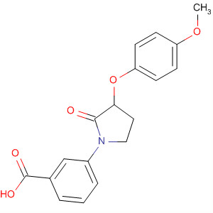 3-(3-(4-Methoxyphenoxy)-2-oxopyrrolidin-1-yl)benzoic acid Structure,649774-25-4Structure