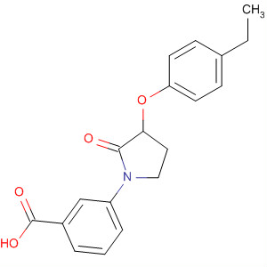 3-(3-(4-Ethylphenoxy)-2-oxopyrrolidin-1-yl)benzoic acid Structure,649774-27-6Structure