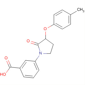 3-(2-Oxo-3-(p-tolyloxy)pyrrolidin-1-yl)benzoic acid Structure,649774-28-7Structure