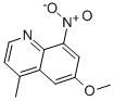 6-Methoxy-4-methyl-8-nitro-quinoline Structure,64992-56-9Structure