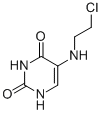 5-(2-Chloroethyl)aminouracil Structure,65-68-9Structure