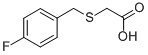 (4-Fluorobenzyl)thio]acetic acid Structure,65051-24-3Structure