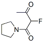 Pyrrolidine, 1-(2-fluoro-1,3-dioxobutyl)- (9ci) Structure,650602-45-2Structure