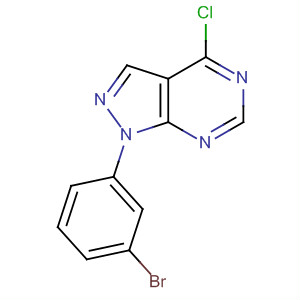 1-(3-Bromophenyl)-4-chloro-1h-pyrazolo[3,4-d]pyrimidine Structure,650628-17-4Structure