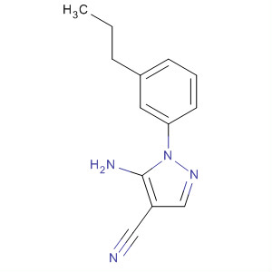 5-Amino-1-(3-propylphenyl)-1h-pyrazole-4-carbonitrile Structure,650628-57-2Structure