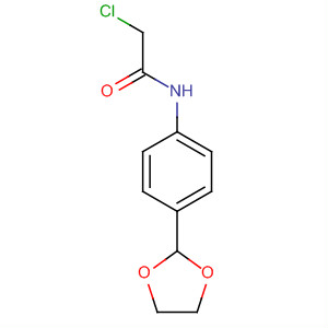 2-Chloro-n-[4-(1,3-dioxolan-2-yl)phenyl]acetamide Structure,650628-86-7Structure