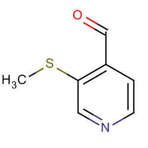 4-Pyridinecarboxaldehyde, 3-(methylthio)-(9ci) Structure,650628-88-9Structure