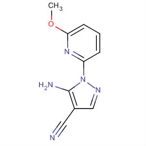 5-Amino-1-(6-methoxy-2-pyridinyl)-1h-pyrazole-4-carbonitrile Structure,650637-92-6Structure