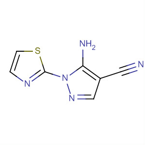 5-Amino-1-(2-thiazolyl)-1h-pyrazole-4-carbonitrile Structure,650638-01-0Structure