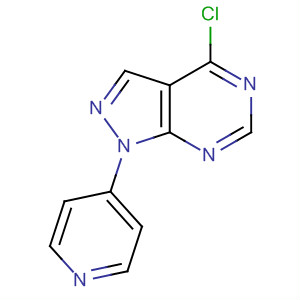 4-Chloro-1-(4-pyridinyl)-1h-pyrazolo[3,4-d]pyrimidine Structure,650638-07-6Structure