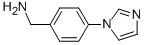 1-[4-(1H-imidazol-1-yl)phenyl]methanamine Structure,65113-25-9Structure
