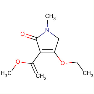 (9ci)-4-乙氧基-1,5-二氫-3-(1-甲氧基乙烯)-1-甲基-2H-吡咯-2-酮結(jié)構(gòu)式_651322-77-9結(jié)構(gòu)式