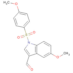 5-Methoxy-1-(4-methoxybenzenesulfonyl)-1h-indole-3-carbaldehyde Structure,651331-50-9Structure