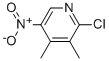 2-Chloro-3,4-dimethyl-5-nitropyridine Structure,65169-35-9Structure