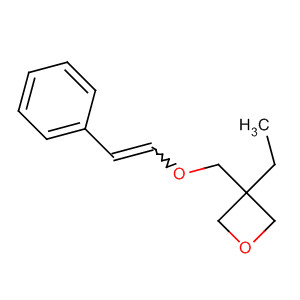 (9ci)-3-乙基-3-[[(2-苯基乙烯)氧基]甲基]-氧雜環(huán)丁烷結(jié)構(gòu)式_651726-91-9結(jié)構(gòu)式