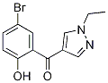 (5-Bromo-2-hydroxyphenyl)(1-ethyl-1h-pyrazol-4-yl)methanone Structure,651727-60-5Structure