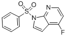 4-Fluoro-1-(phenylsulfonyl)-1h-pyrrolo[2,3-b]pyridine Structure,651744-26-2Structure