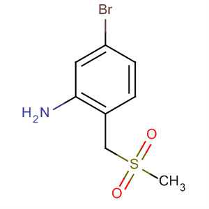 5-Bromo-2-[(methylsulfonyl)methyl]benzenamine Structure,651780-42-6Structure