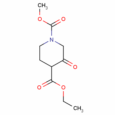 4-Ethyl 1-methyl 3-oxopiperidine-1,4-dicarboxylate Structure,65202-59-7Structure