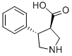 (3R,4S)-4-phenylpyrrolidine-3-carboxylic acid Structure,652971-46-5Structure