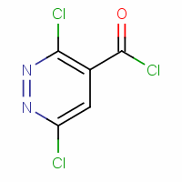 3,6-Dichloro-4-pyridazinecarbonyl chloride Structure,6531-08-4Structure