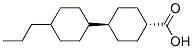 trans-4-Propyl-(1,1-bicyclohexyl)-4-carboxylic acid Structure,65355-32-0Structure