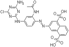 活性黃 3結構式_6539-67-9結構式