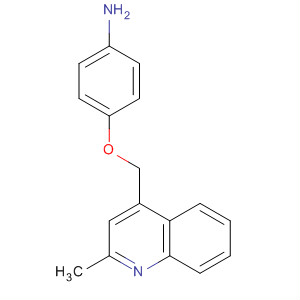 4-[(2-Methyl-4-quinolinyl)methoxy]aniline Structure,654647-30-0Structure