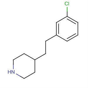 4-[2-(3-Chlorophenyl)ethyl]piperidine Structure,654662-90-5Structure